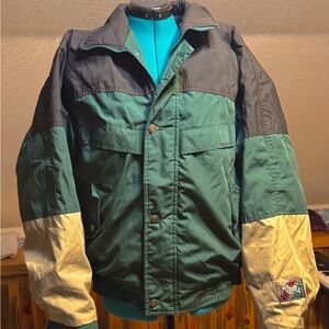 Roper Teal and Black Puffer Jacket